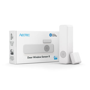 Aeotec Door Window Sensor 8 packaging on a white background