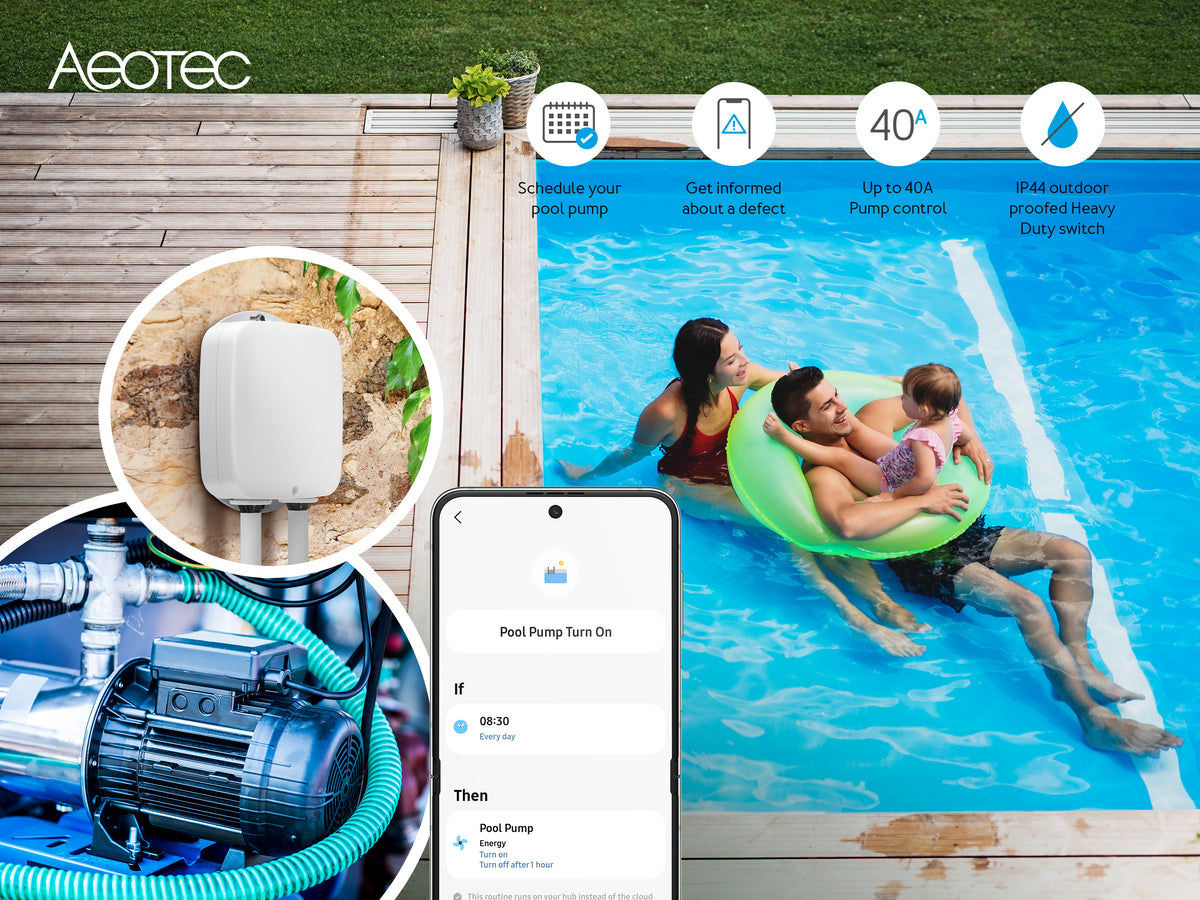 Waterproof Heavy Duty Outdoor Smart Switch | Track & Cut Utility Costs