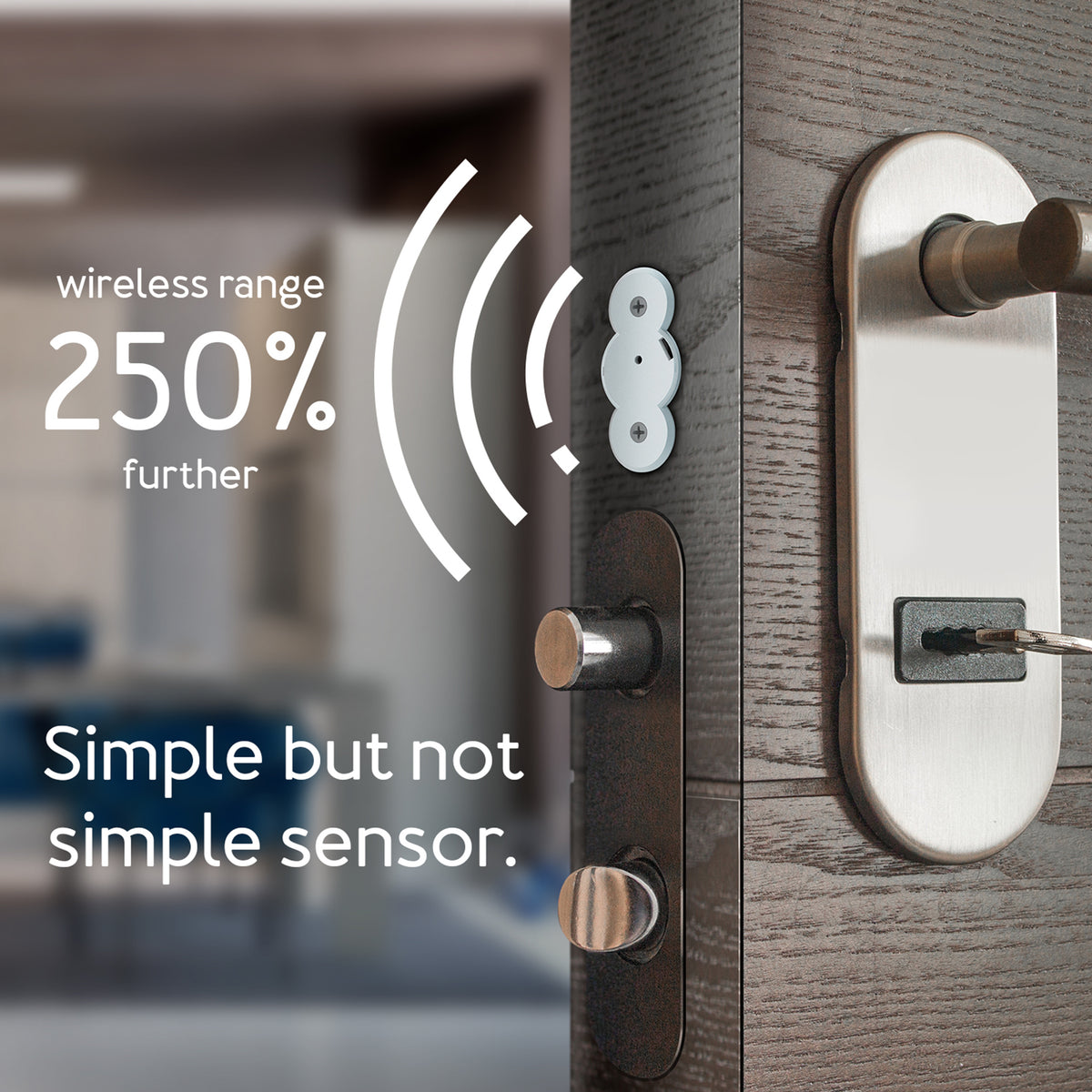 Aeotec Recessed Door Sensor 7 | Invisible Z-Wave Gen7 Security