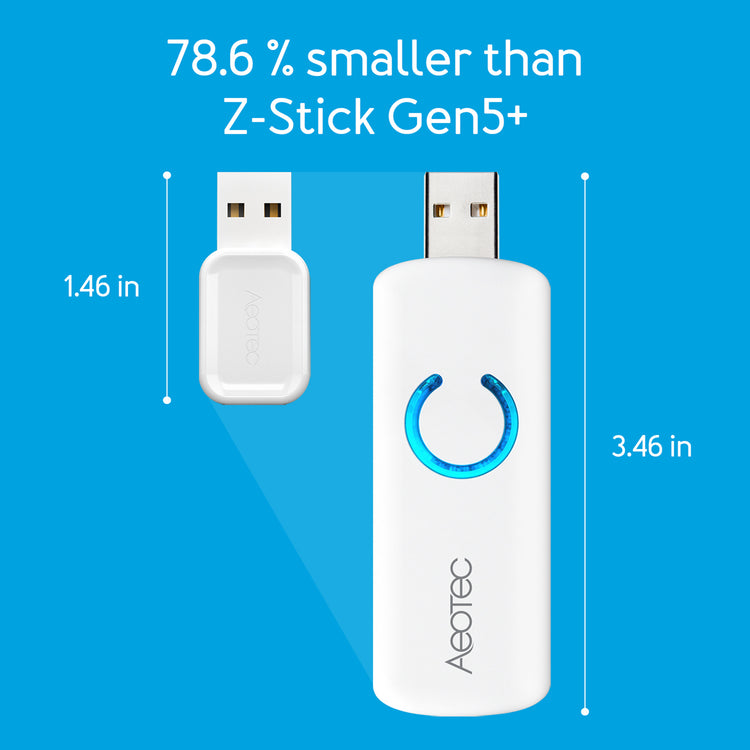  AEOTEC Z-Stick Gen5 Z-Wave Hub Z-Wave Plus USB to Create  Gateway (Ordinary White) : Electronics